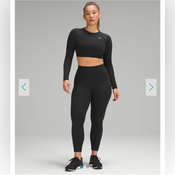Lululemon Wunder Train Contour Fit High-Rise Tight Leggings 25" Gray Size 4 - Picture 1 of 13